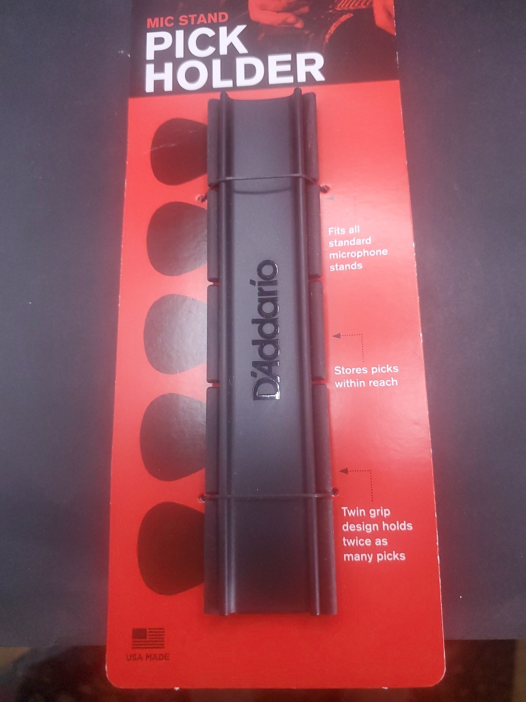 D'Addario Microphone Stand Pick Holder