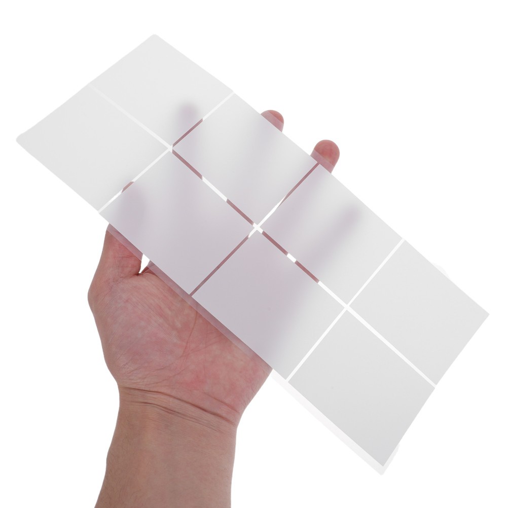 10Pcs LED Light Diffuser Sheet White Adhesive Pet Film for Ceiling Lighting