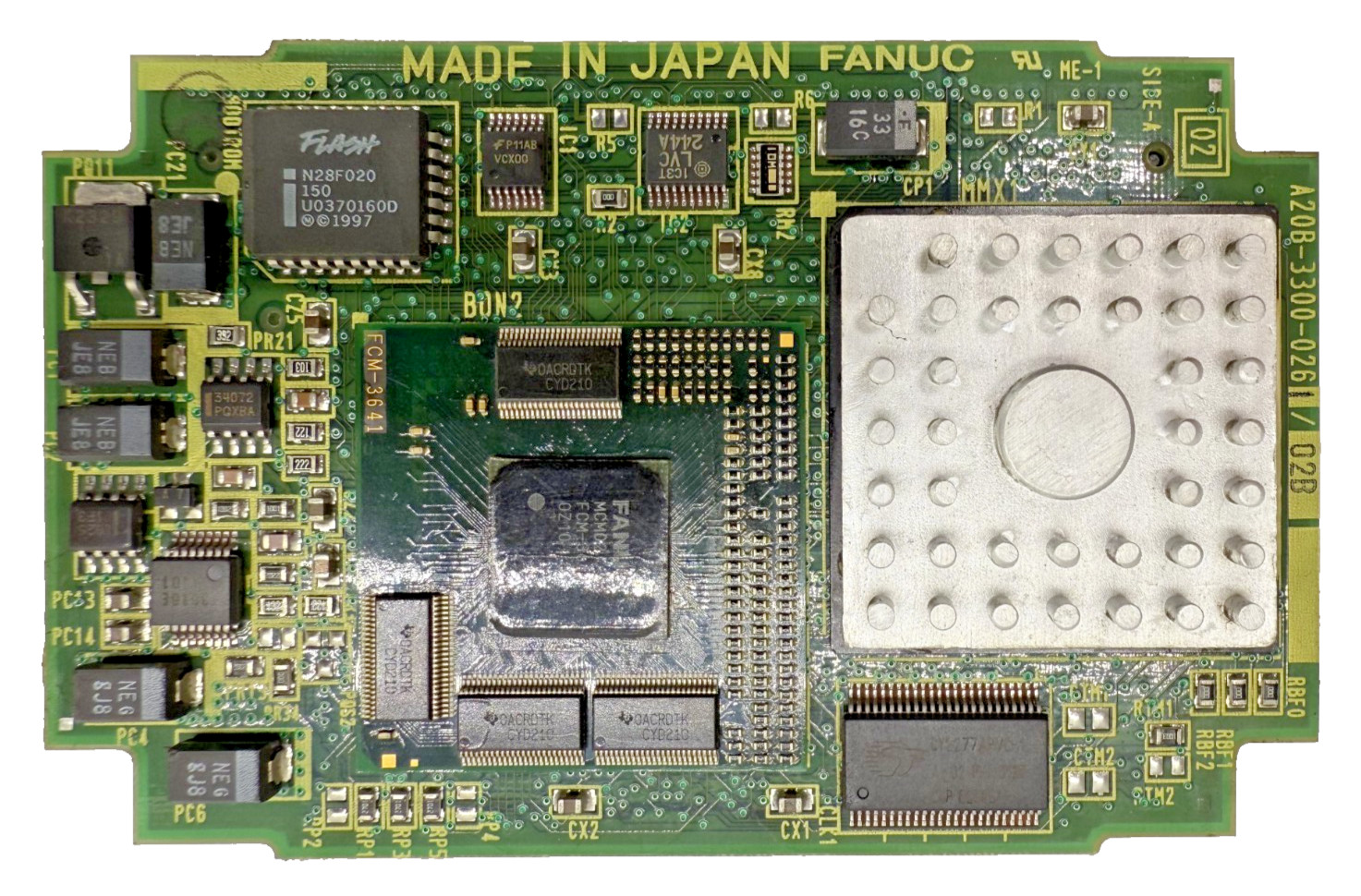 FANUC A20B-3300-0261/02B w/ A20B-3900-0130/04A SD-RAM