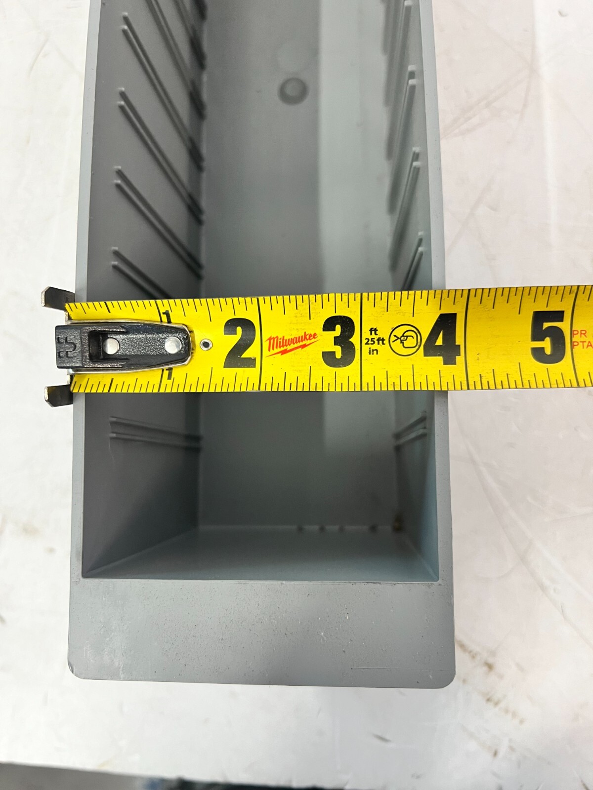 4 Quantum Storage Systems Drawer Bins, Gray, Polystyrene, 4-5/8" - 2KWC4