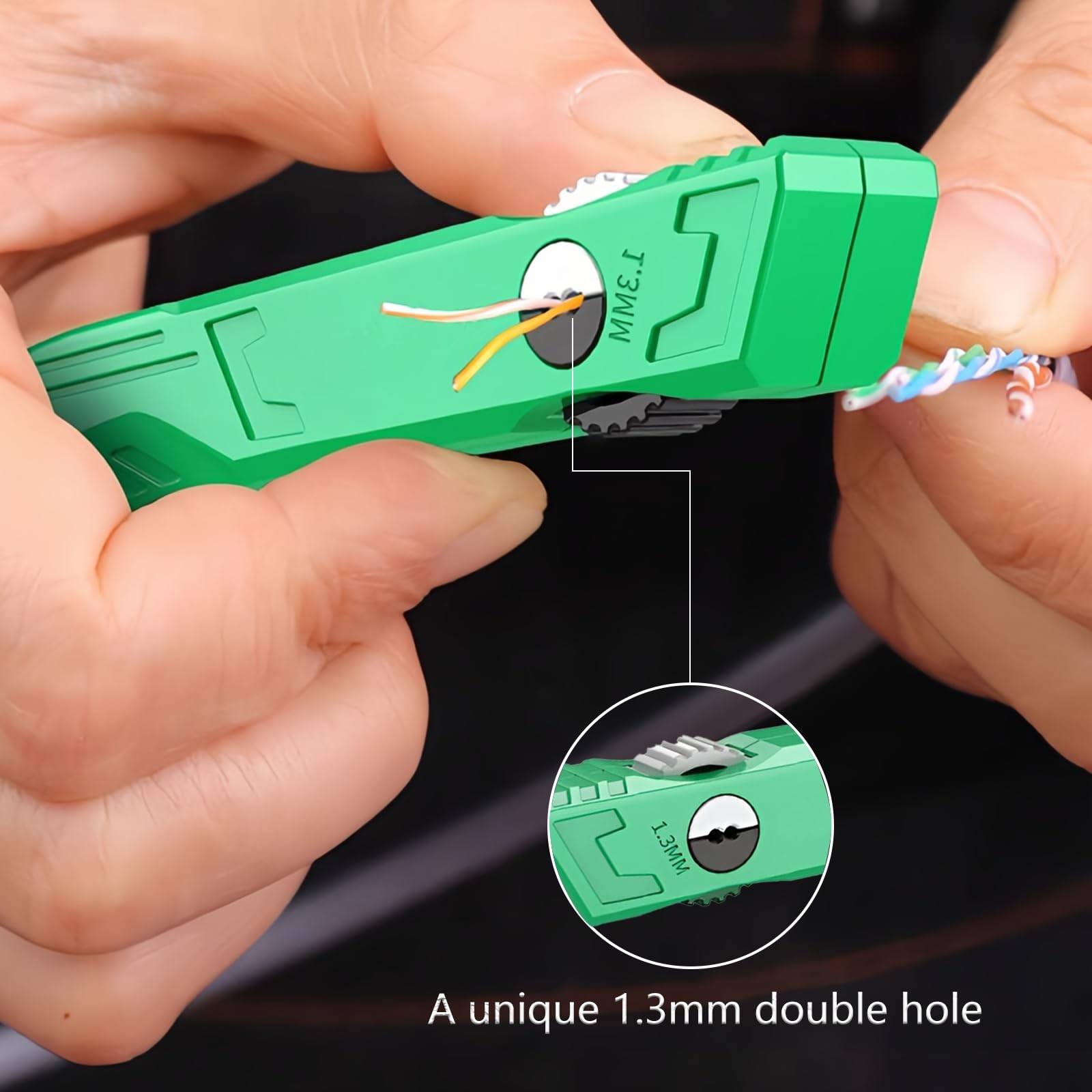 Wire Straightener & Untwist Tool for 1.3mm Crystal Network Cables – Efficient...