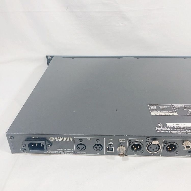 Yamaha SPX2000 Professional Multi Effects Processor W/Power Cable Preowned Japan