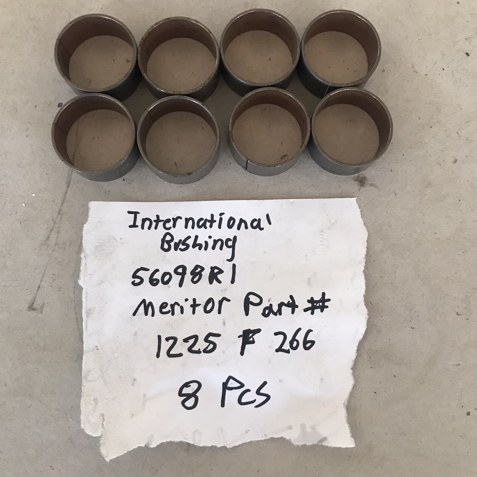 Meritor Brake Pin Bushing 1225F266 International # 56098r1 [Lot Of 8 Bushings]