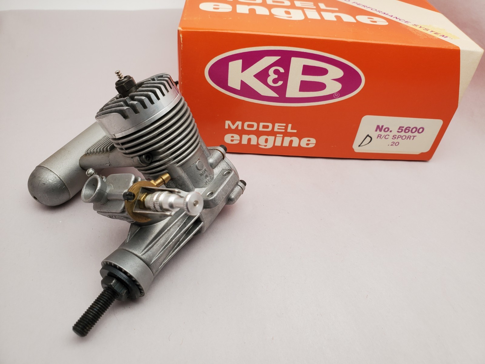 Vintage K&B .20 R/C Sportster 5600 Model Engine