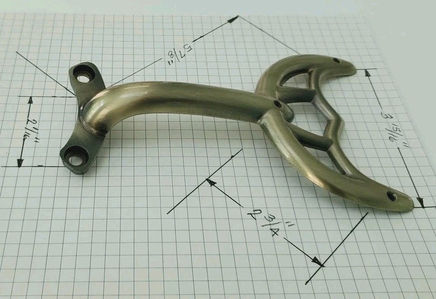52" Antique Brass Ceiling Fan Blade Arm Replacement Bracket Hunter & Hampton Bay