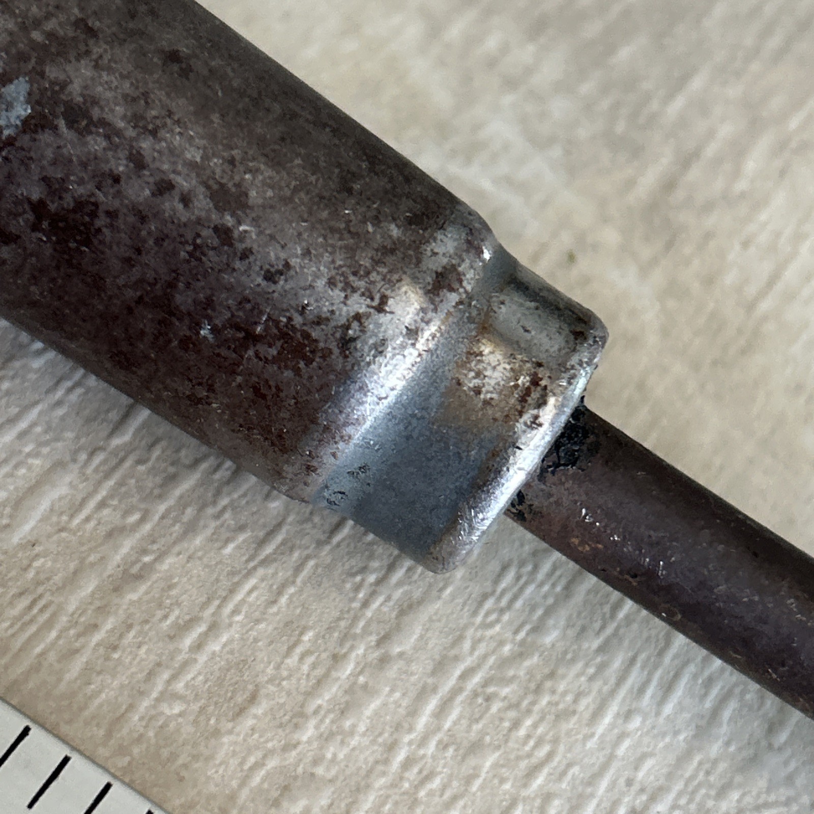 Vintage Lutz File Tool Wood Handle With A Hook