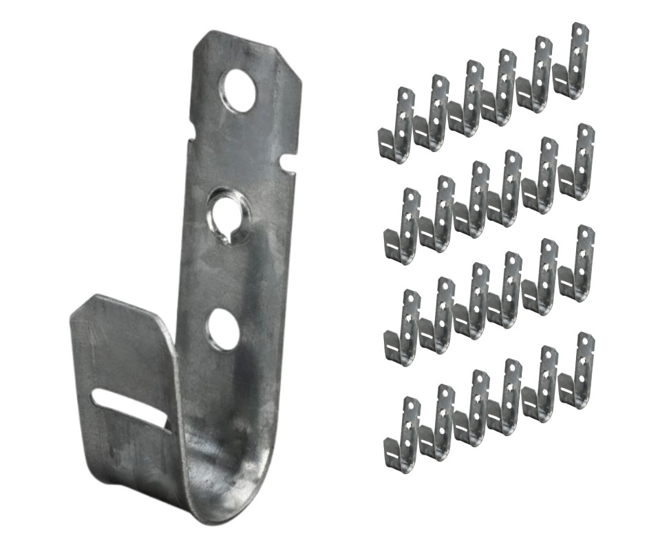 3/4″ J Hook Cable Support Zinc Coated Steel Pack of 25