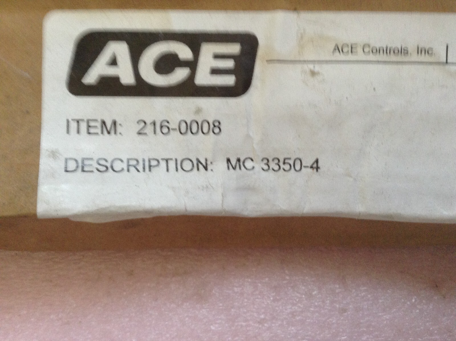 ACE Controls, Inc. 216-0008 Shock absorber MC3350-4