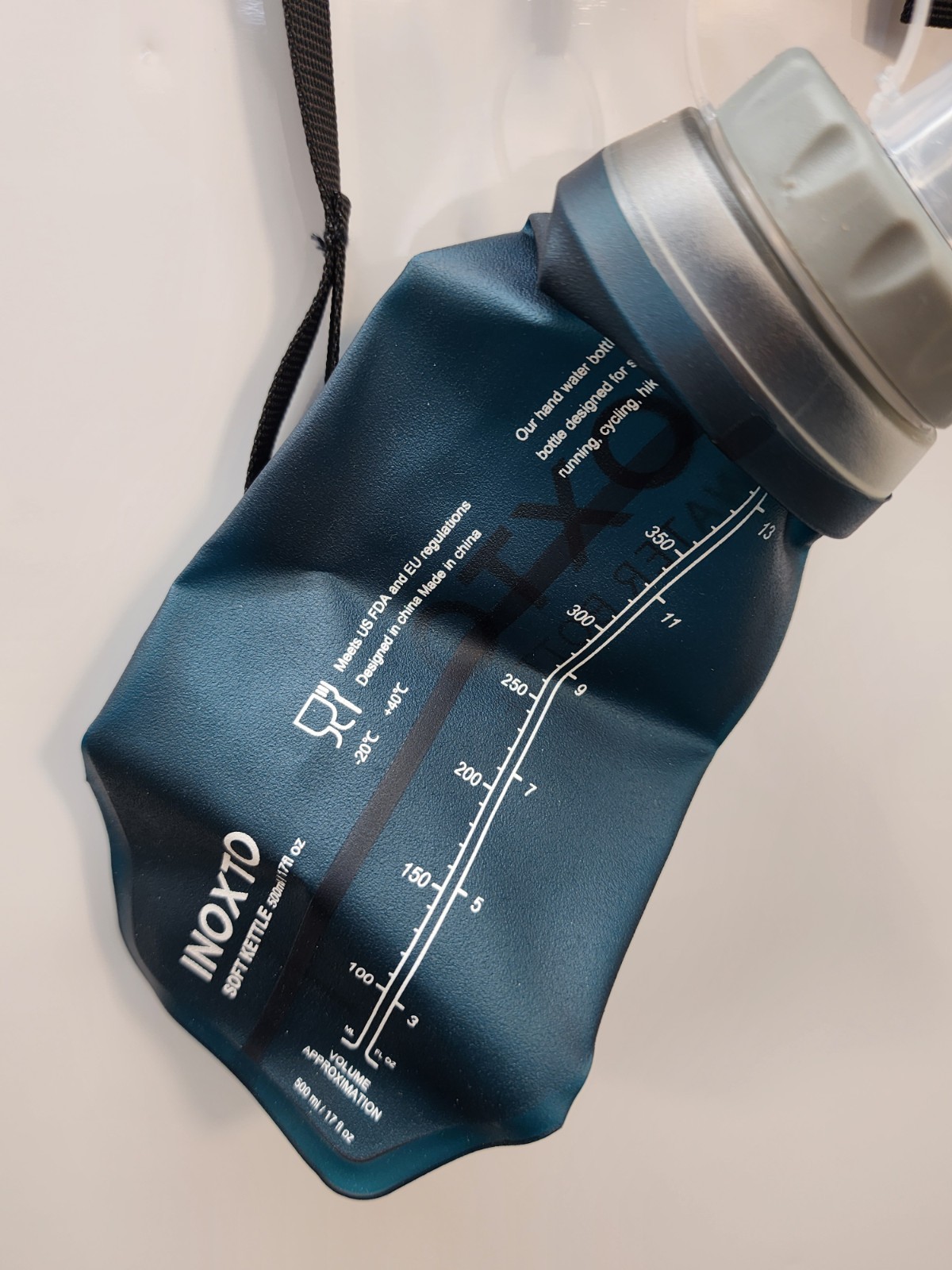 Backpack With Hydration 2 Bottles Black Compact