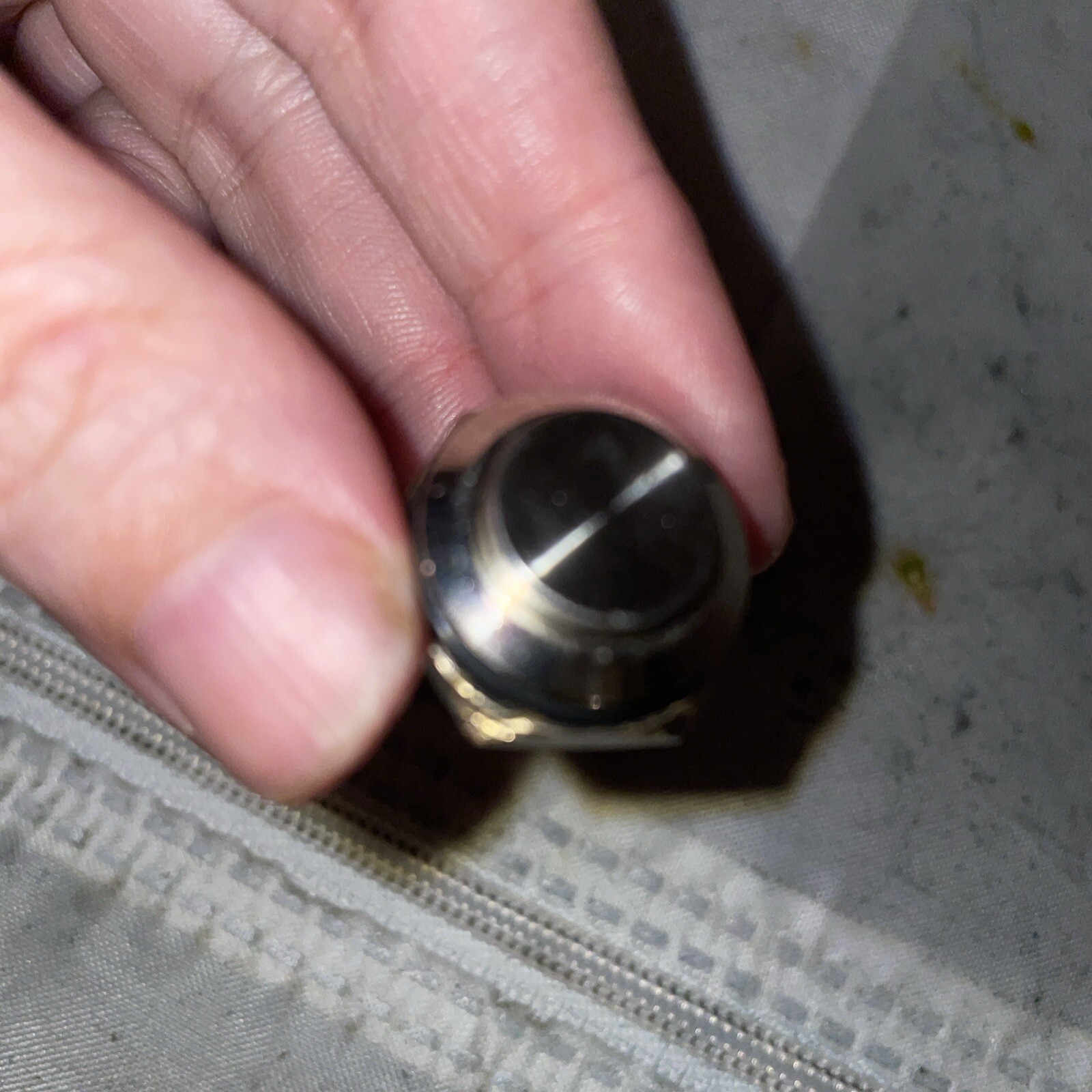 Silver Button For Pride Mobility Scooter PP13