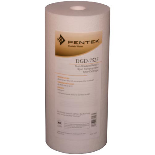 Pentek DGD-7525 25 Micron 10 x 4.5 Whole House Sediment Water Filter