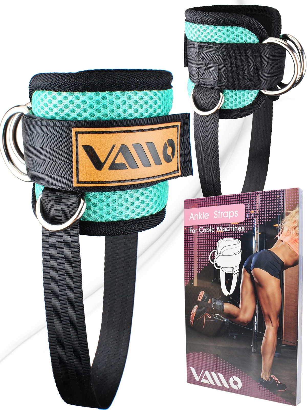 Adjustable Neoprene Ankle Straps for Cable Machines - Strengthen Legs & Glutes