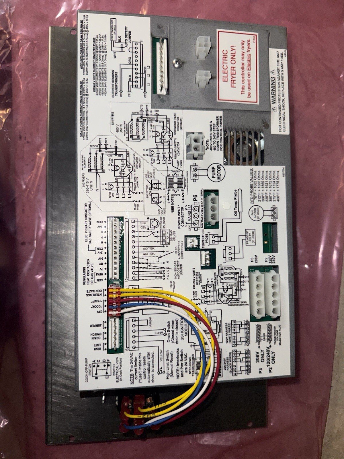 Henny Penny 140585 CONTROLLER, HYBRID, CFA ONLY-Genuine OEM Replacement Part