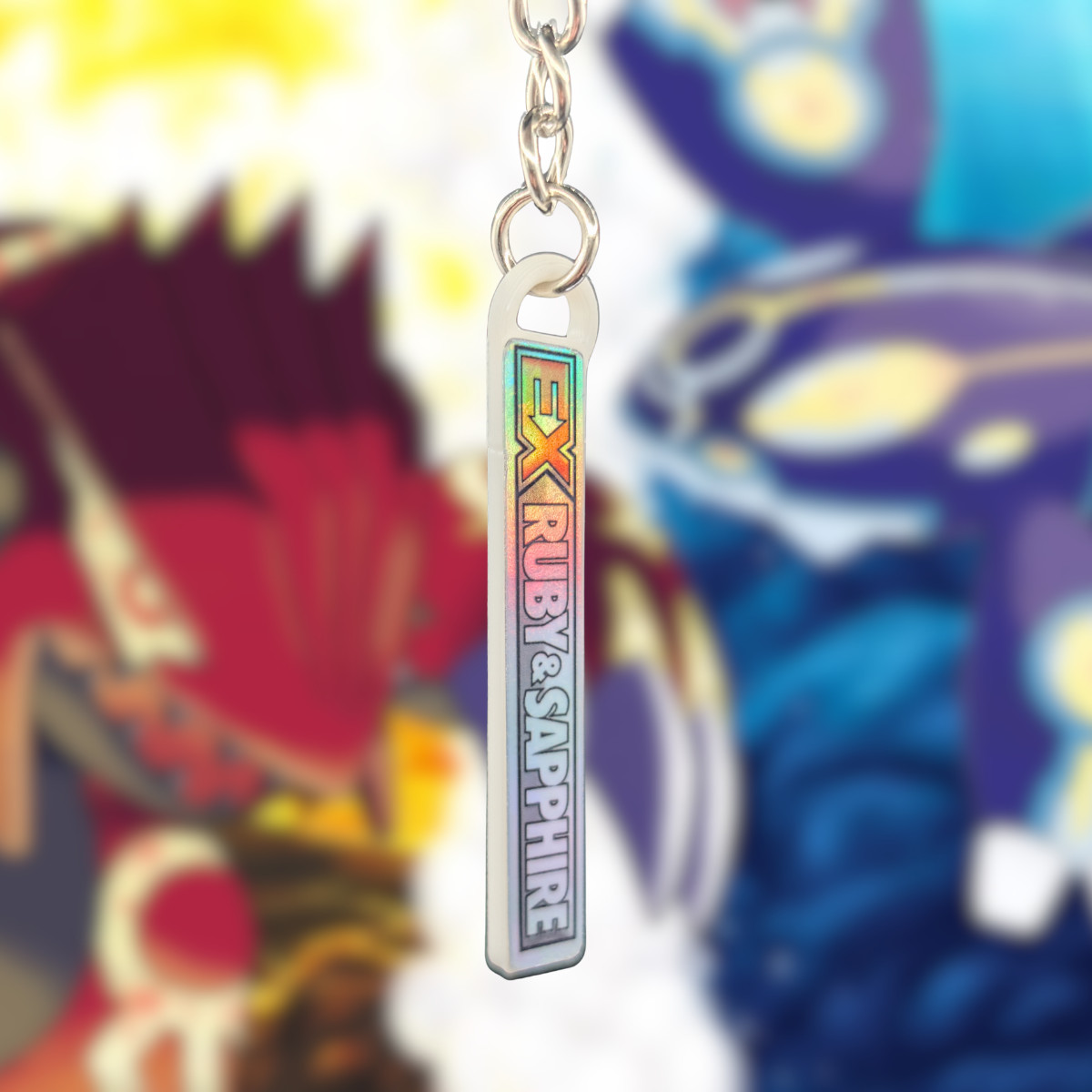 Pokemon Binder Tag Keychains - EX Ruby & Sapphire Series Sets - You Choose
