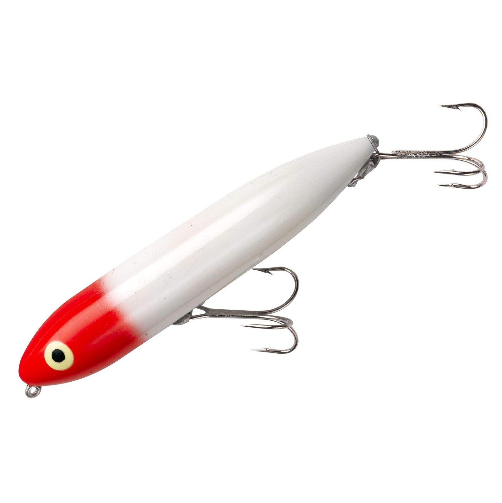 Heddon Zara Spook Topwater Fishing Lure - Legendary 4 1/2-Inch, Red Head