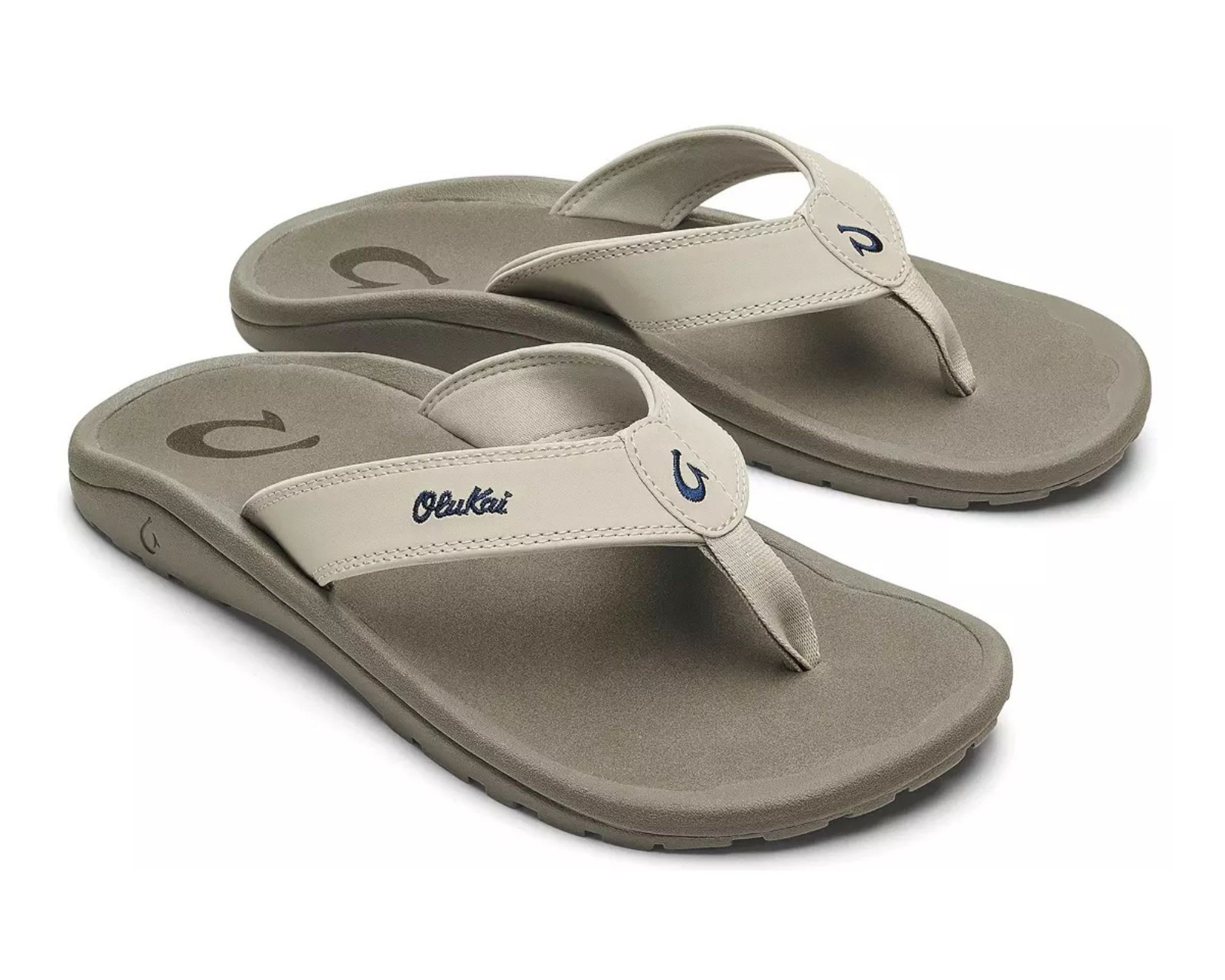 OluKai Men's ‘Ohana Flip Flop Color: Tapa/Clay