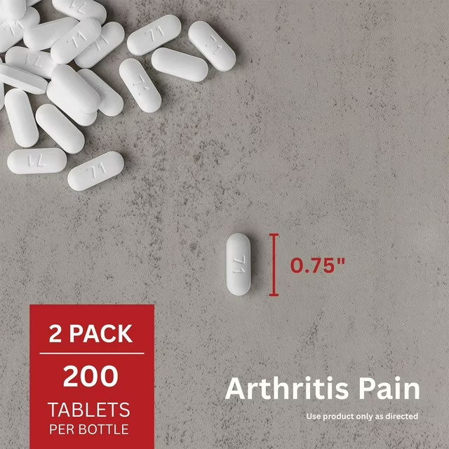 Member's Mark 650 mg Arthritis Pain Tablets (200 ct., 2 pk.) by Members Mark
