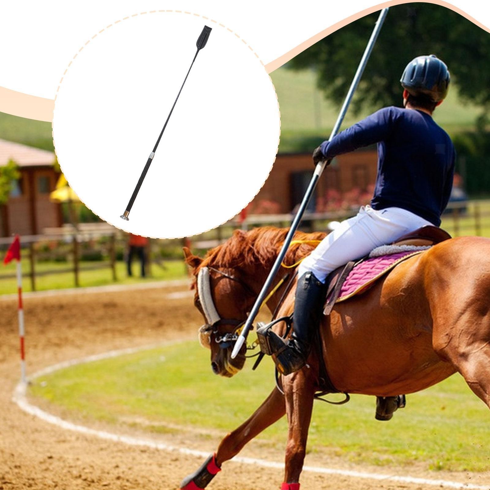 Riding Crop Black High Performance Training Aid Outdoors for Riders