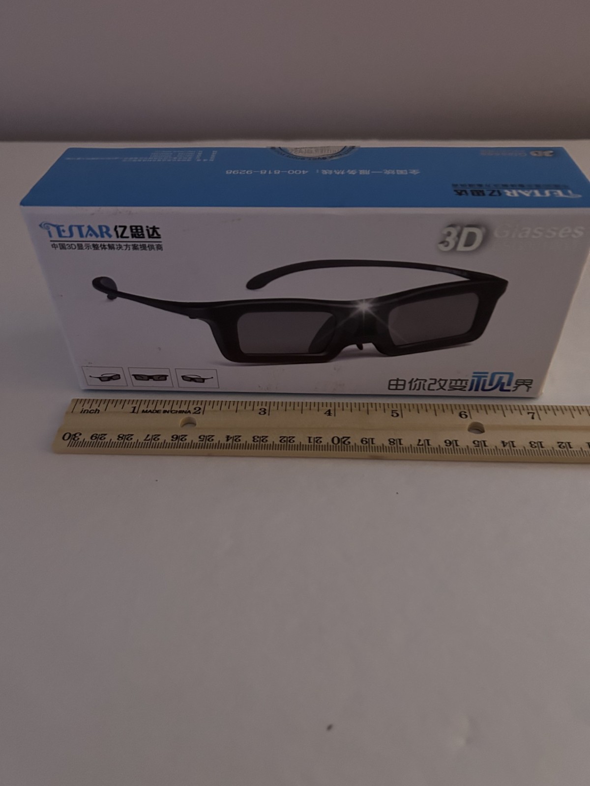 New In Box TESTAR 3D Glasses ESG901 Sealed