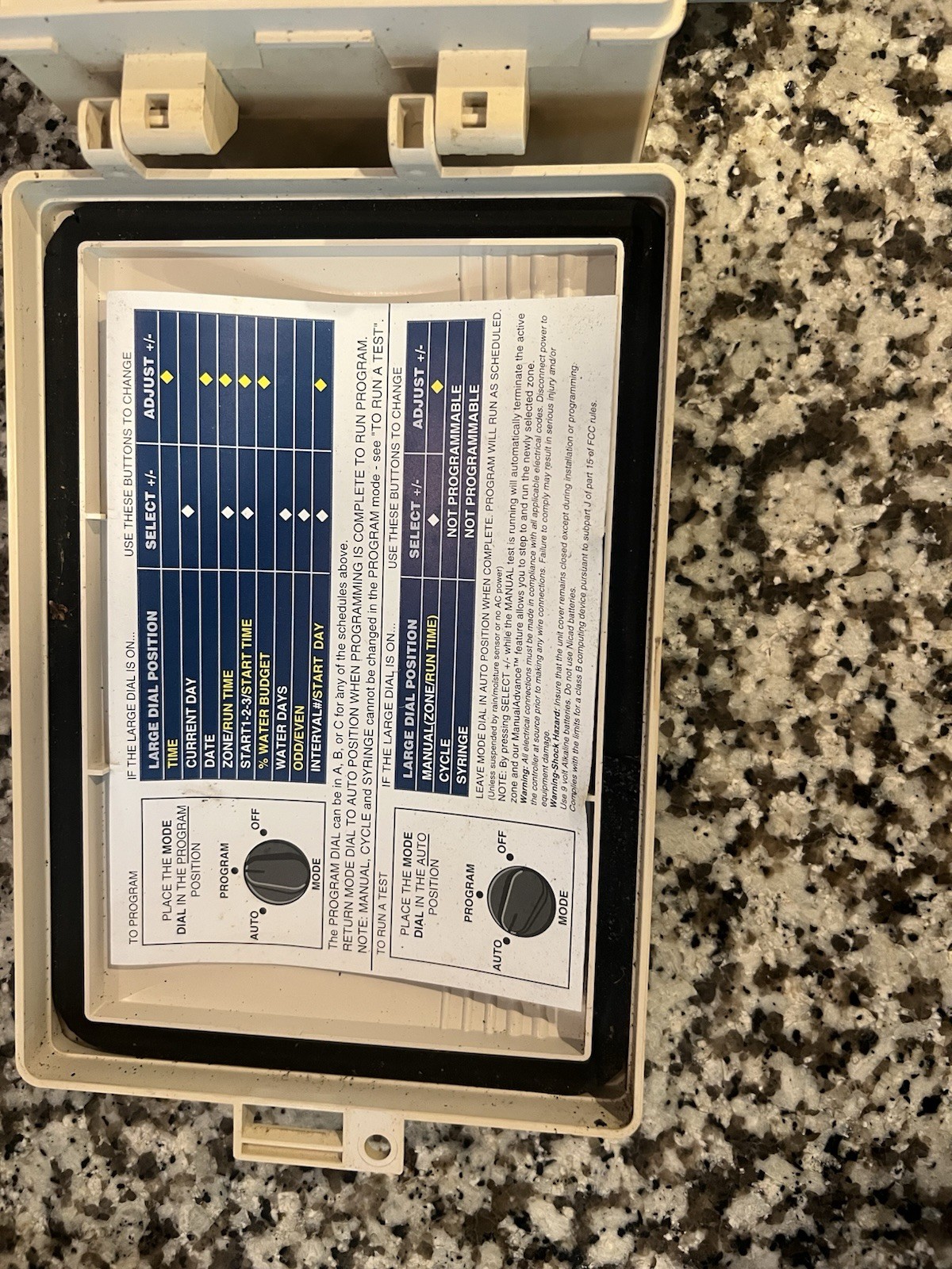 Nelson Smartzone EZ Programmable Irrigation Controller w/ Power Supply - 1990s