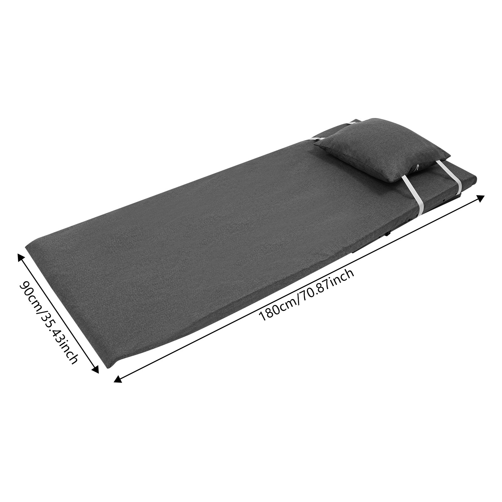 Electric Lifting Bed Backrest 2-80°Adjustable Back Rest Support For Elderly Grey