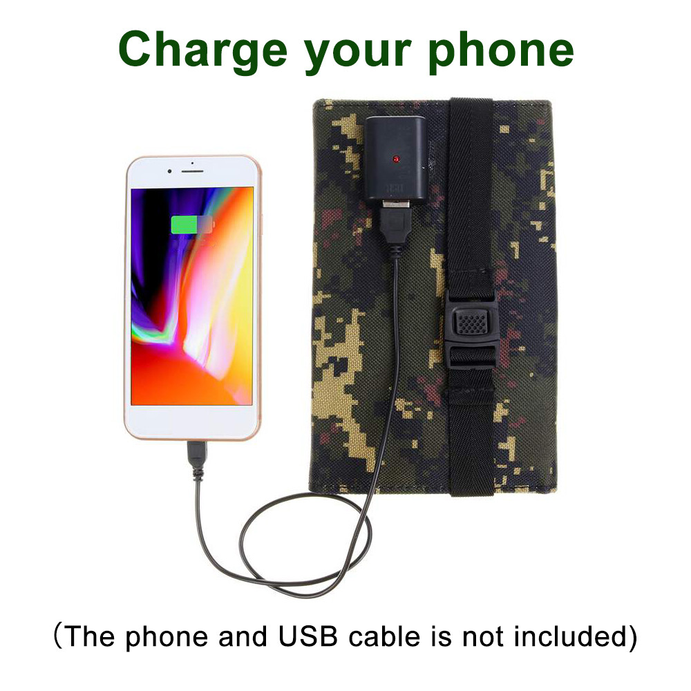 Portable Solar Panel Charger - Fast Charging for Camping, Hiking & Travel