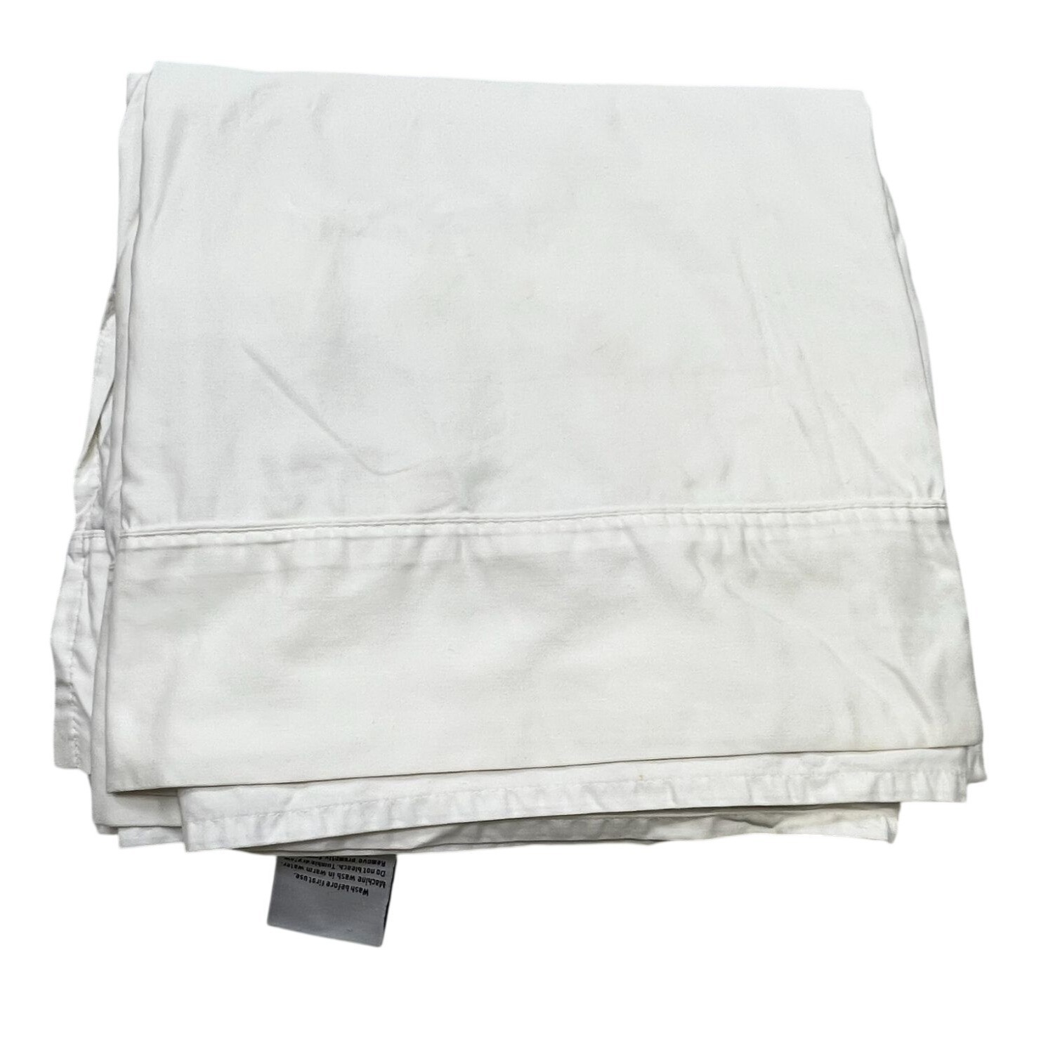 Kirkland Signature 680 Thread Count King Flat Sheet Pima Cotton White Bedding