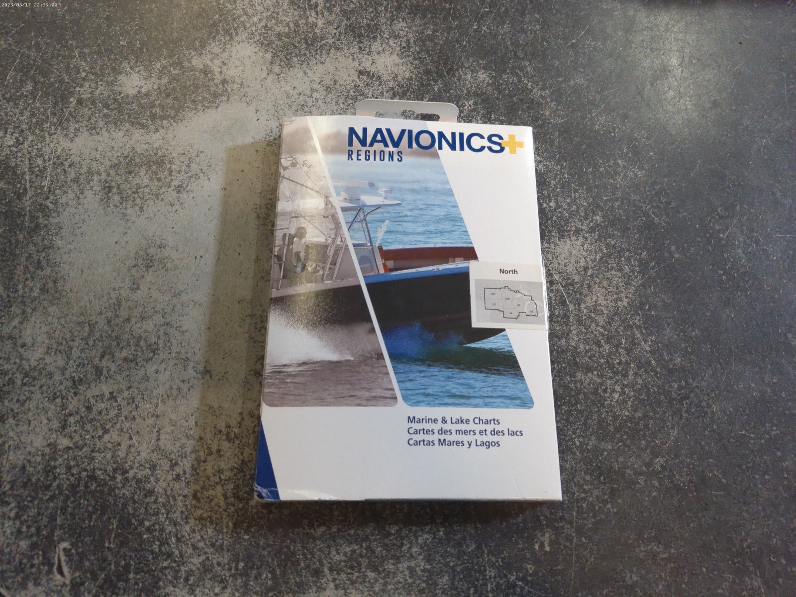Navionics Plus Regions North Marine and Lake Charts on SD/MSD Flash Drive