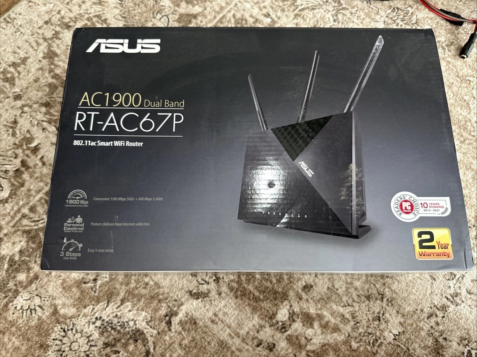 Asus Ac1900 Rtac67p 802.11ac Smart Router