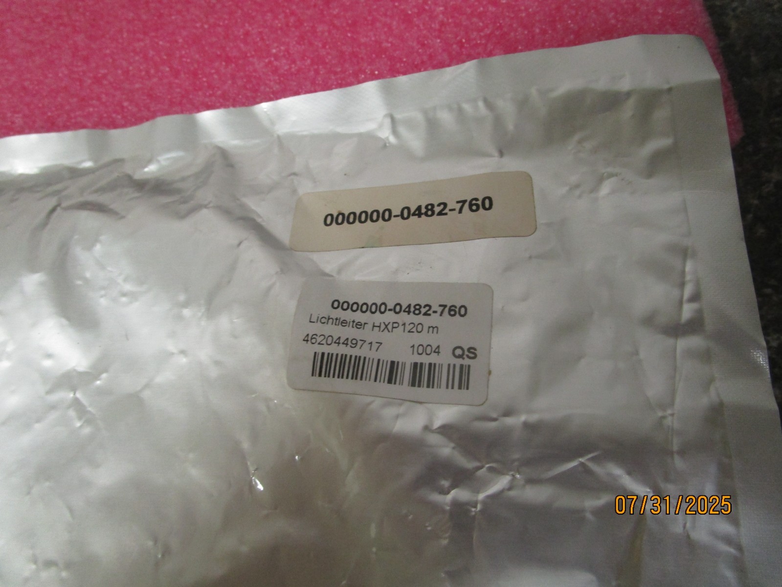 Zeiss Light Guide HXP120 (D) 2m 000000-0482-760 Sealed Package!