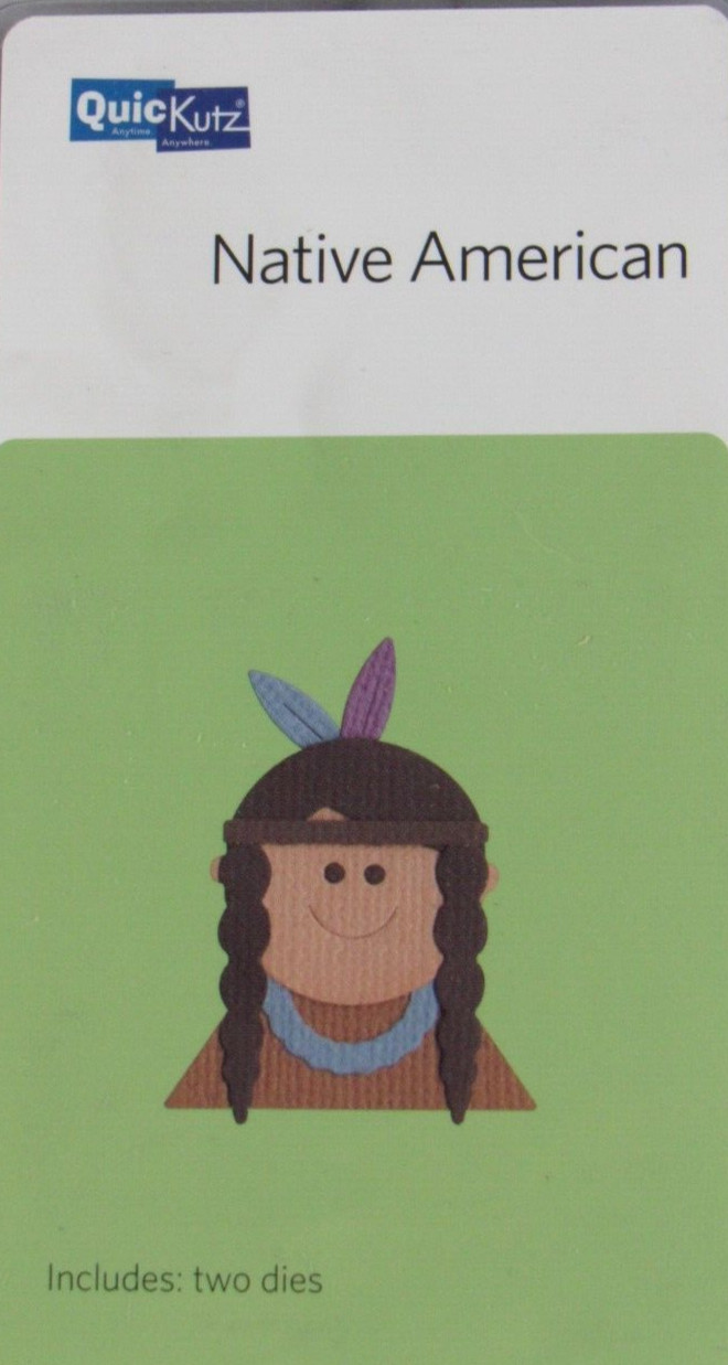 QuicKutz Native American 2x2, 2 Cutting Die Set KS-0772