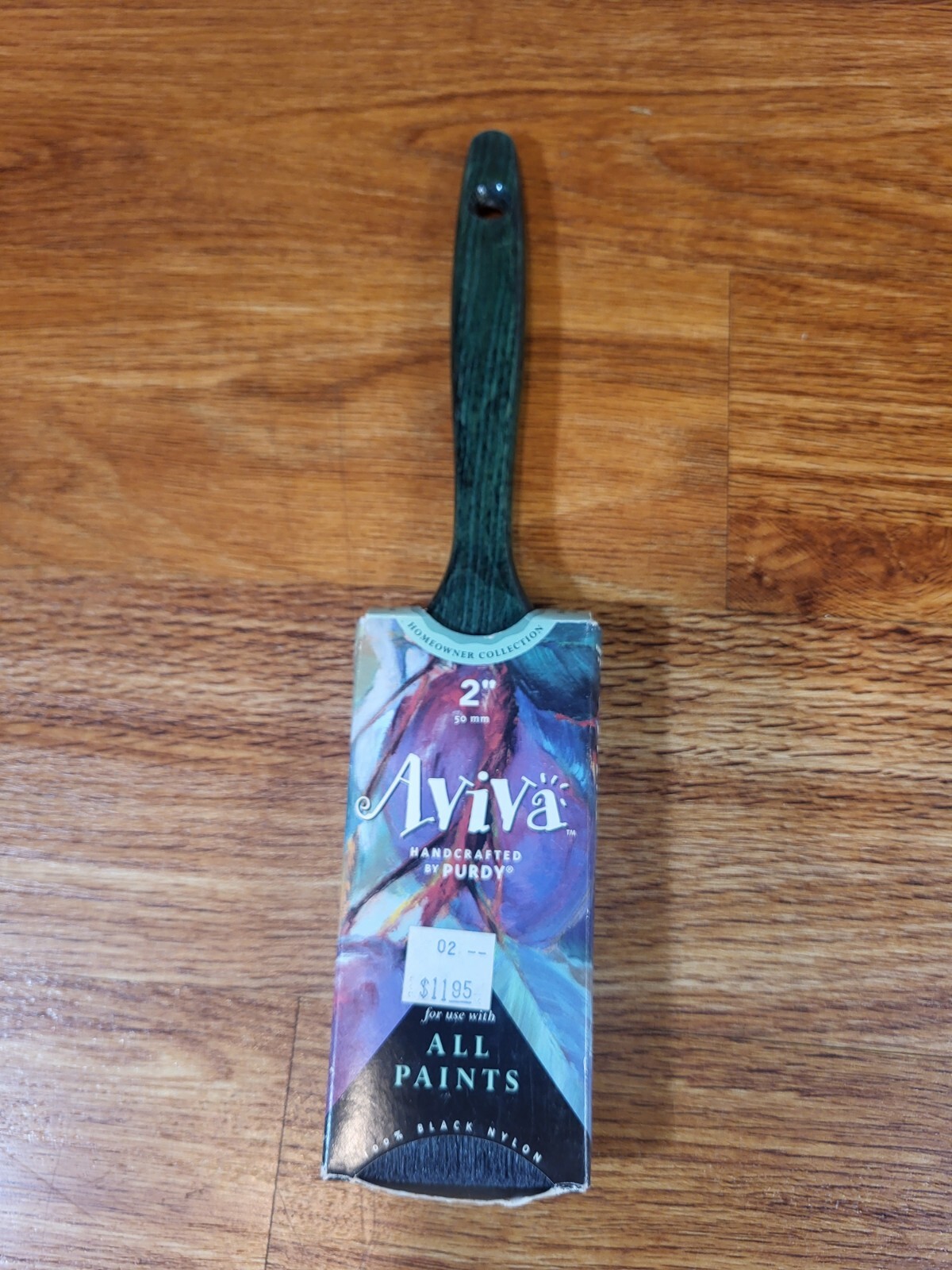 Aviva Handcrafted Green Handle 2" Aviva Purdy Paint Brush