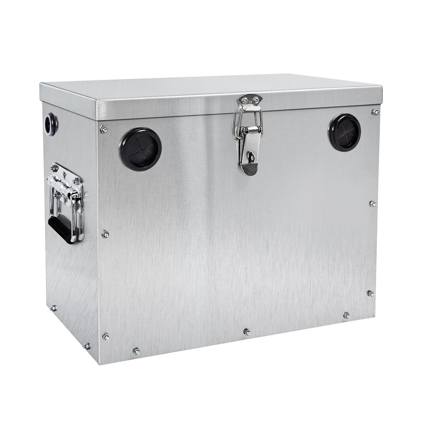 12V Car/RV/Marine Battery Box, Assemble Stainless Steel Battery Relocation Ki...