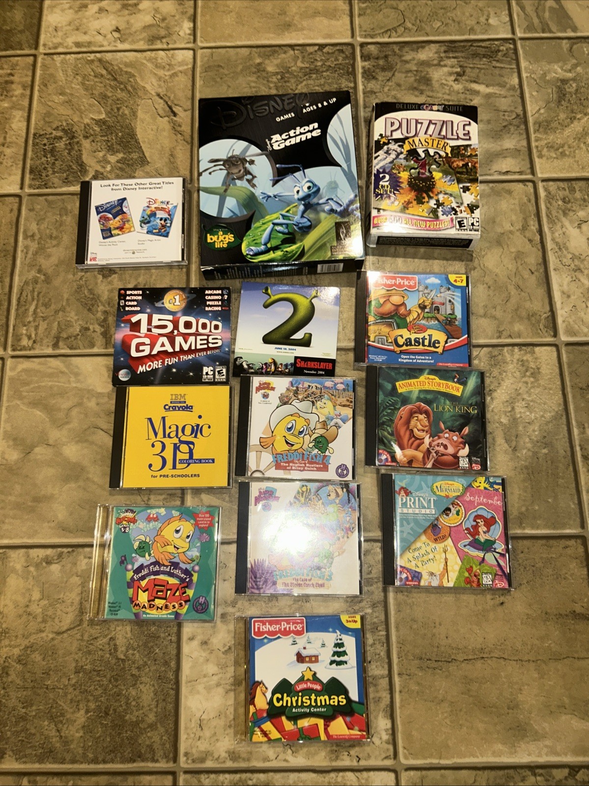 Children’s PC CD ROM EDUCATIONAL & FUN GAMES Lot Of 13
