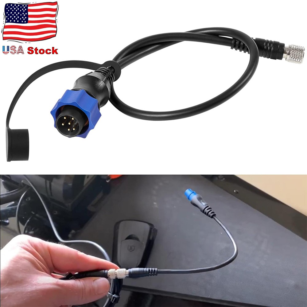For Lowrance Minn Kota Fish Finder MKR-US2-10 Universal Sonar 2 Adapter Cable