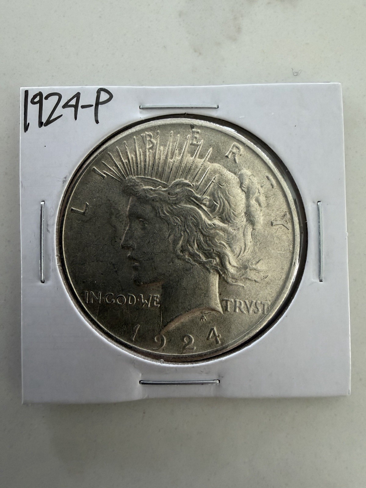 1924 P Peace Silver Dollar 90% Silver Brilliant Uncirculated BU