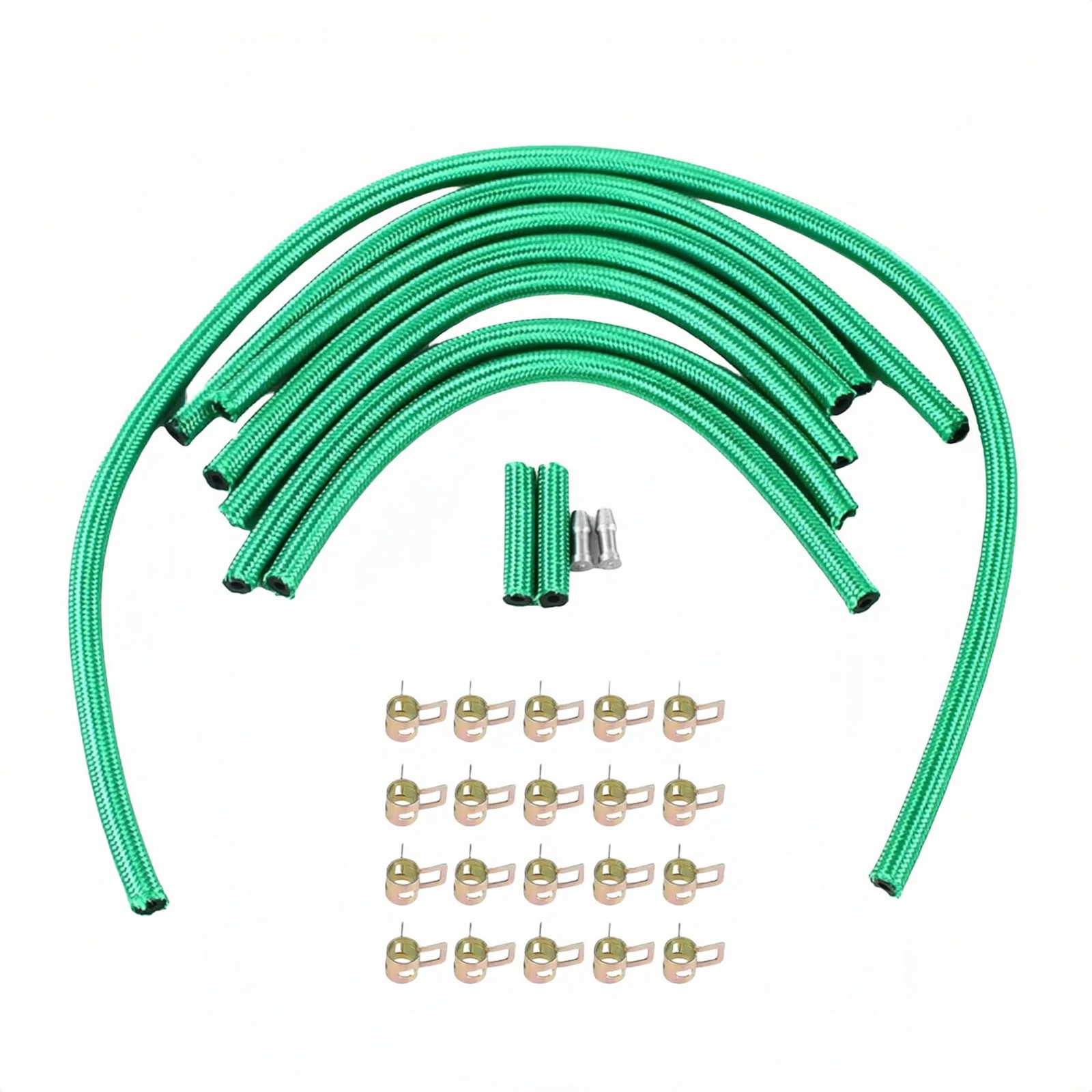 Lskioer Diesel Fuel Injector Return Line Kit, GM19001-VT, U19001-VT Green