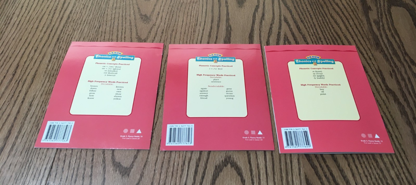 SAXON PHONICS & SPELLING / GRADE 2 / FLUENCY READERS LEVEL C / 26 TITLES