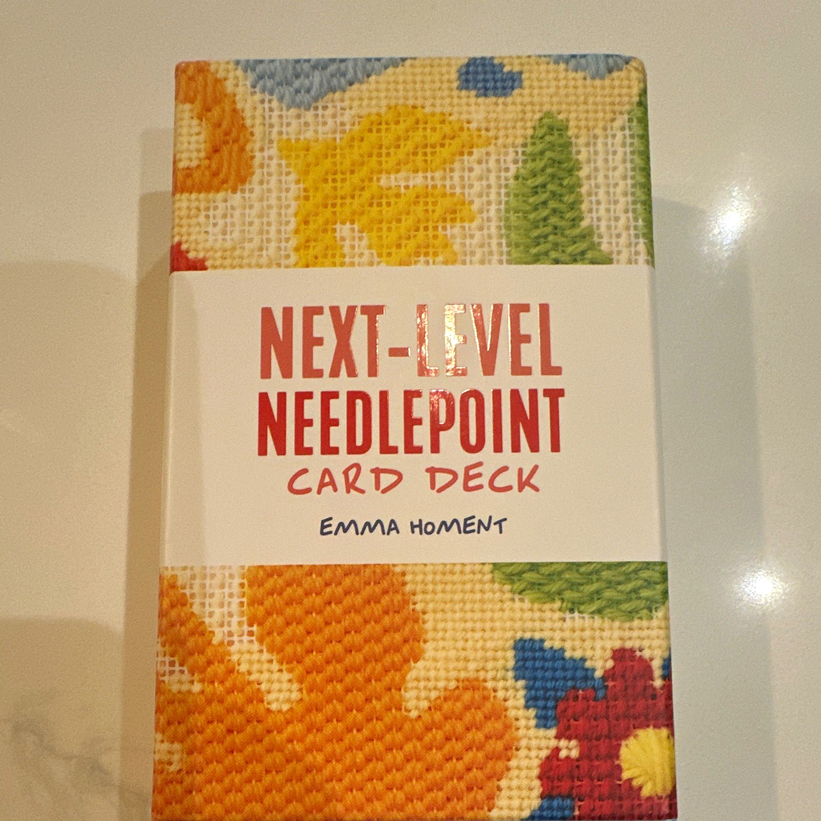 Emma Homent Next-Level Needlepoint Card Deck Techniques for Tapestry Embroidery