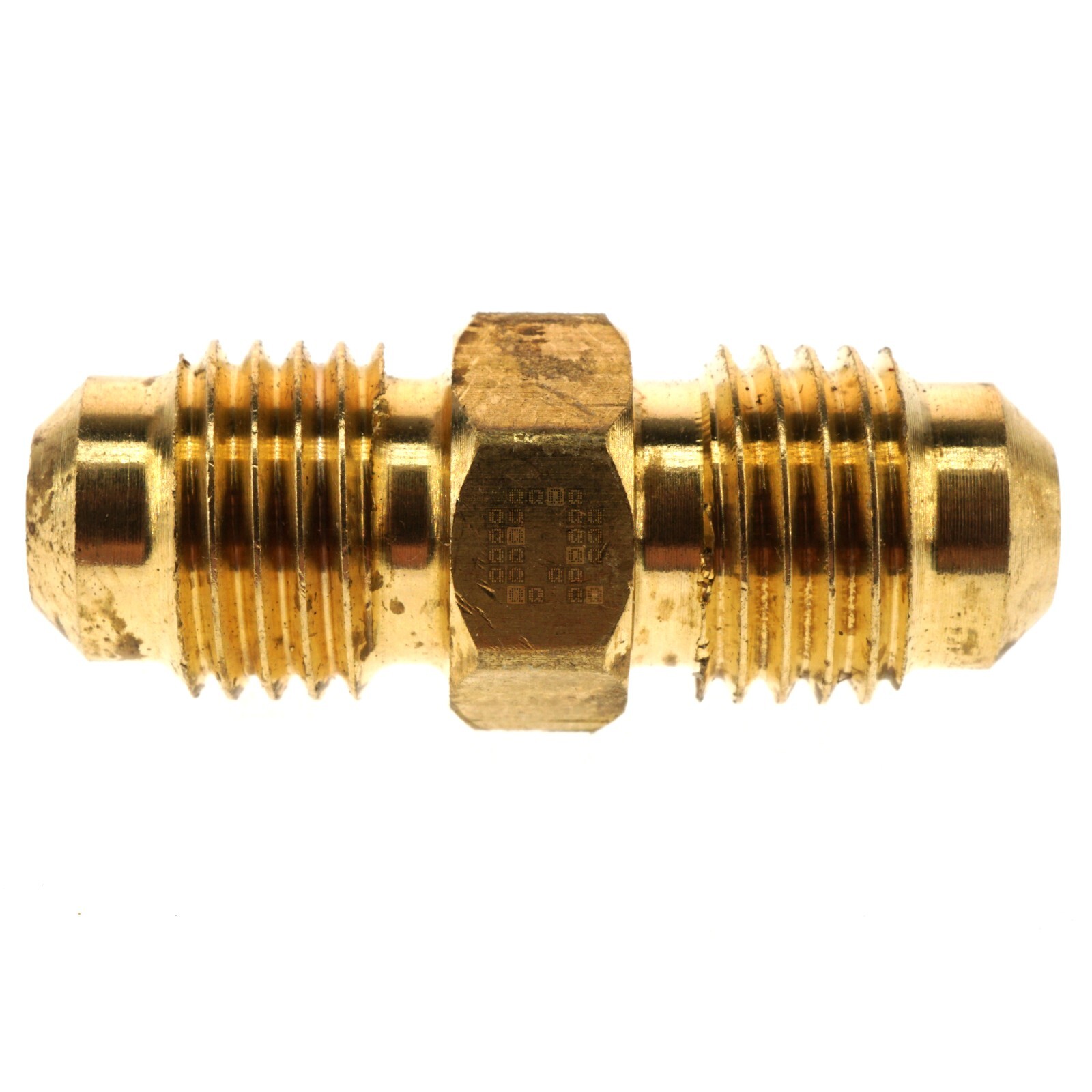 Anderson Metals 754042-04 1/4" 45° Flare Union, Lead Free Brass