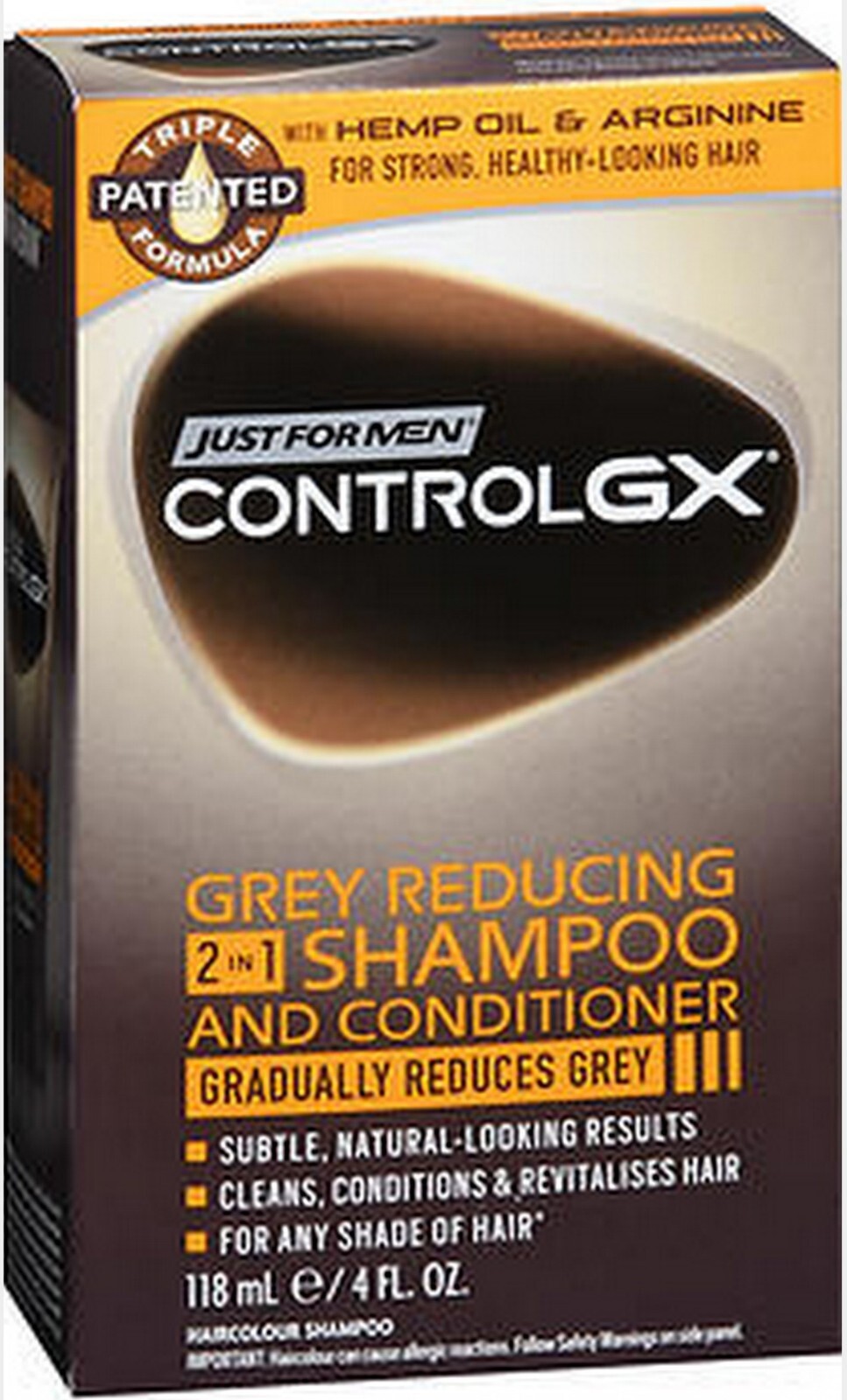 Just For Men CONTROL GX Grey Reducing 2in1 Shampoo & Conditioner 4oz
