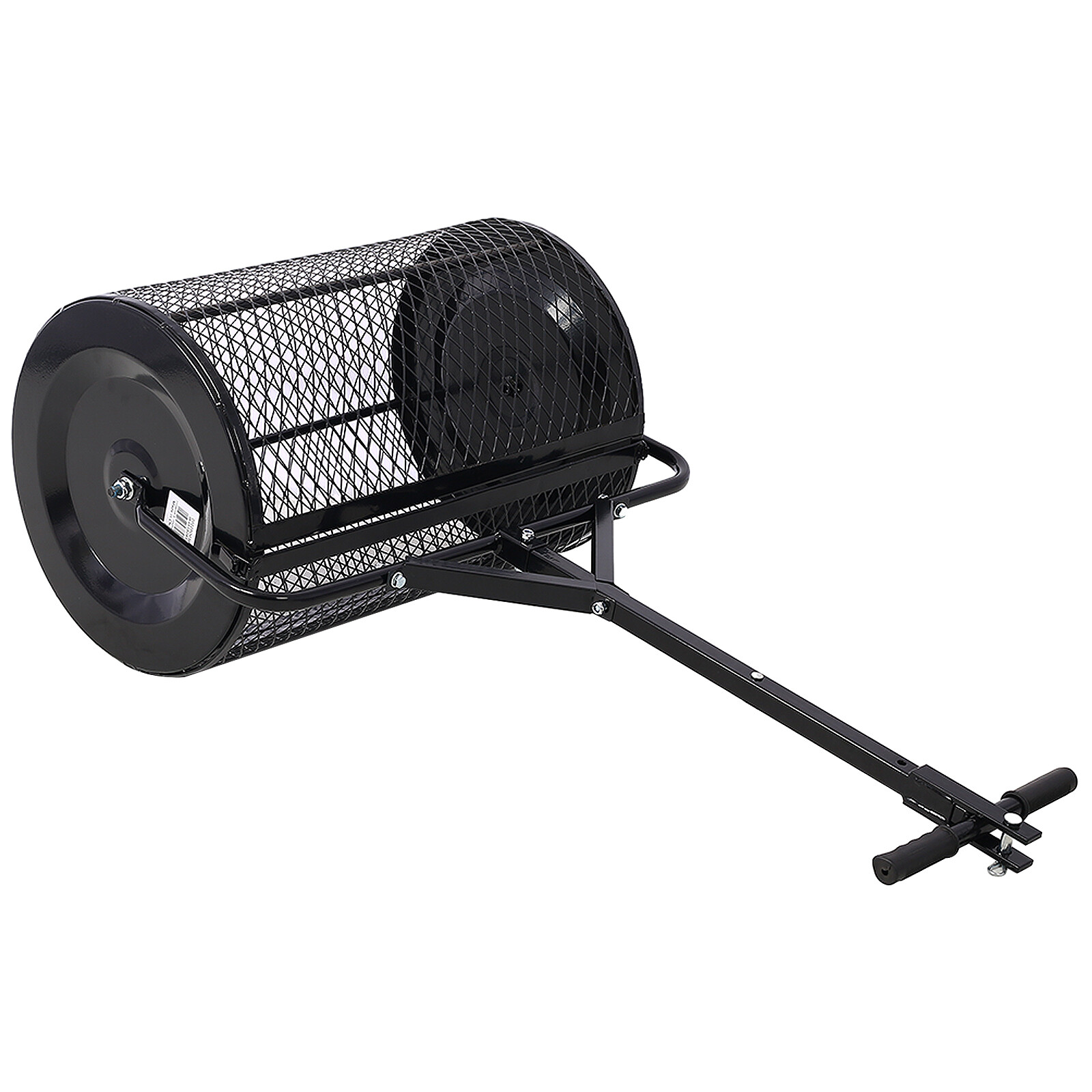 Peat Moss Spreader 36-Inch, Metal Mesh Compost Spreader, 2-in-1 ATV and T-Handle