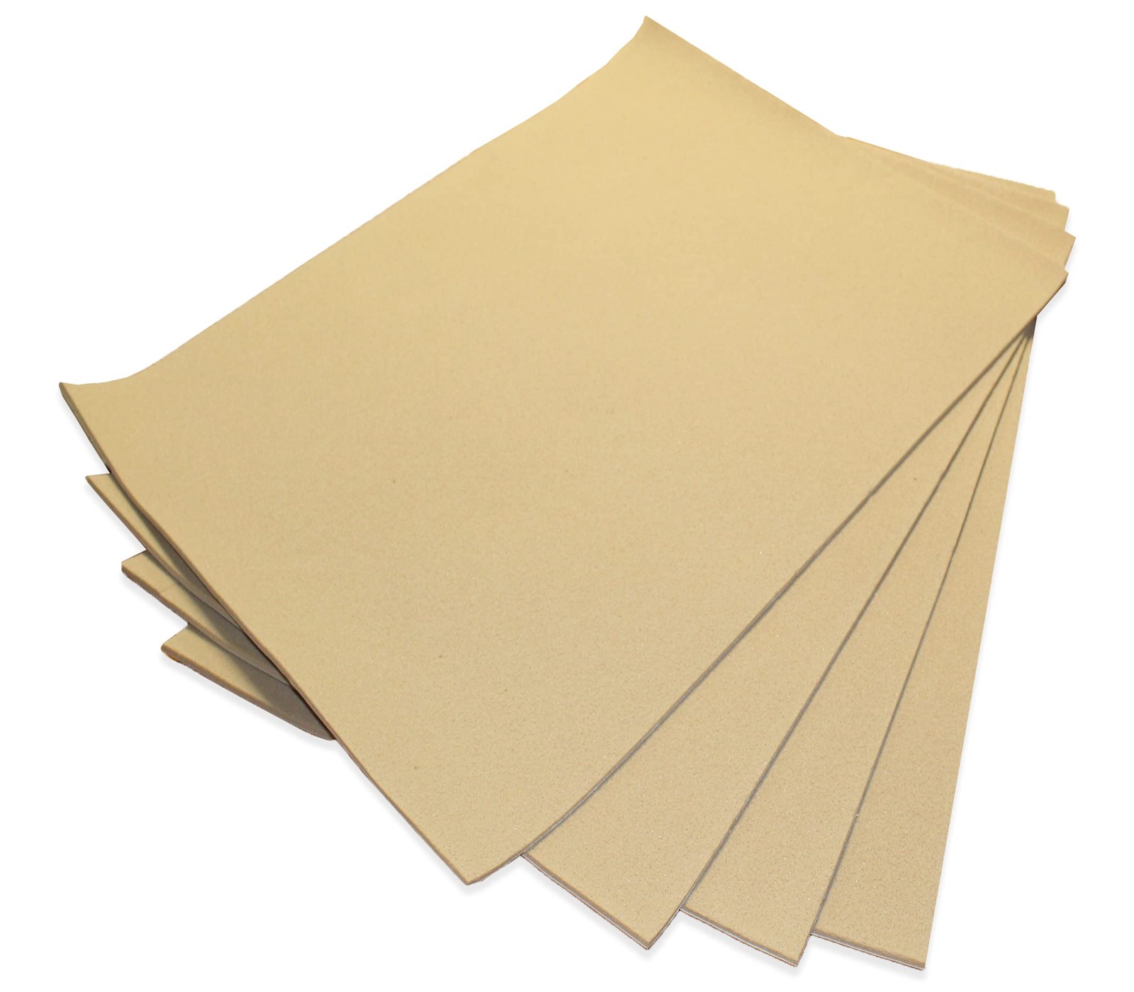 Adhesive Polycushion Foam Padding 1/8"x 18"x 24" - Skin Protection 4 Sheets
