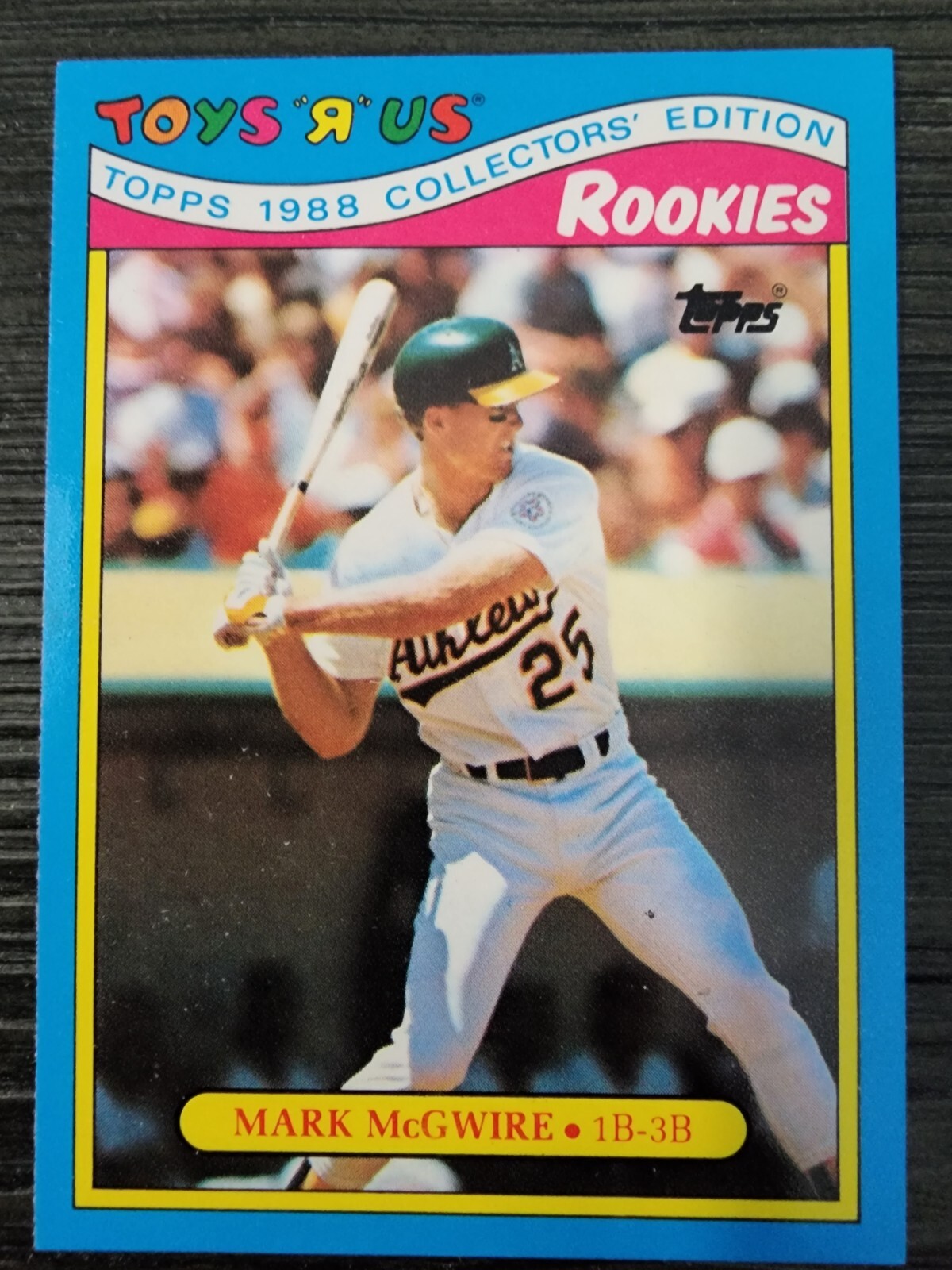 1988 TOPPS TOYS R US ROOKIE MLB BASEBALL CARD #19 MARK MCGWIRE OAKLAND ATHLETICS