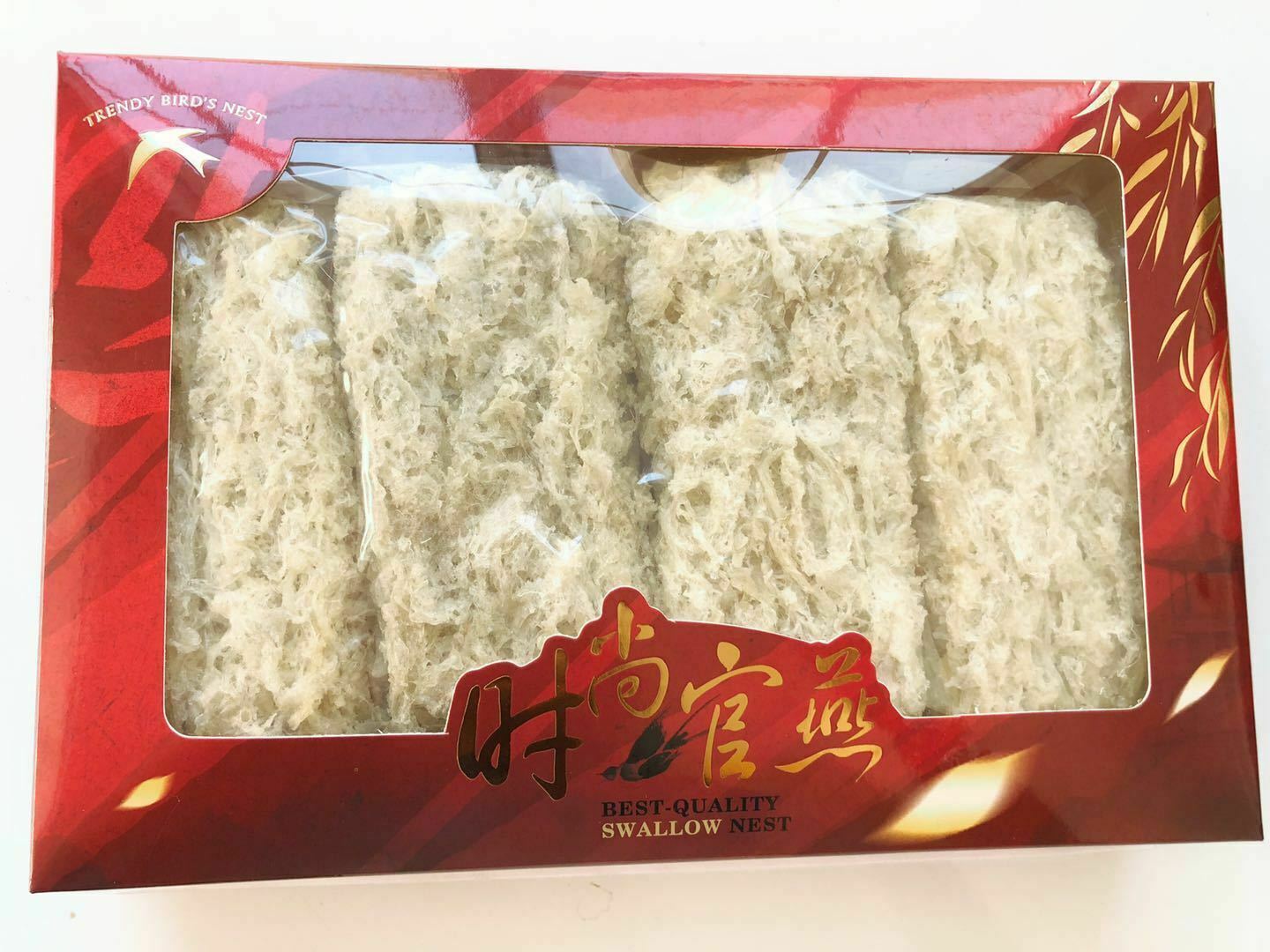 8oz Natural Swallow Bird Nest Bird's Nest Indonesia Grade AAAA US Buyer 燕窝 燕條 燕碎