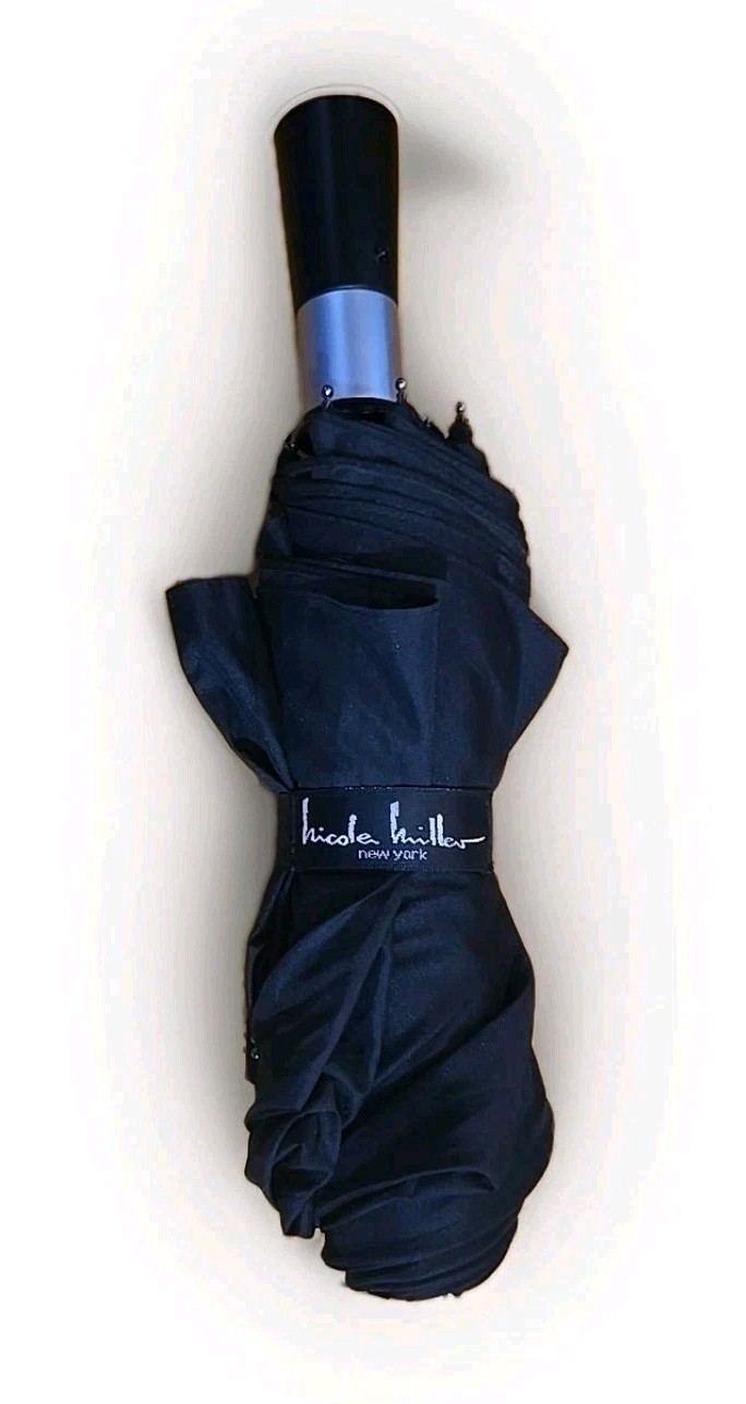 Nicole Miller Glittery Martini Compact Umbrella