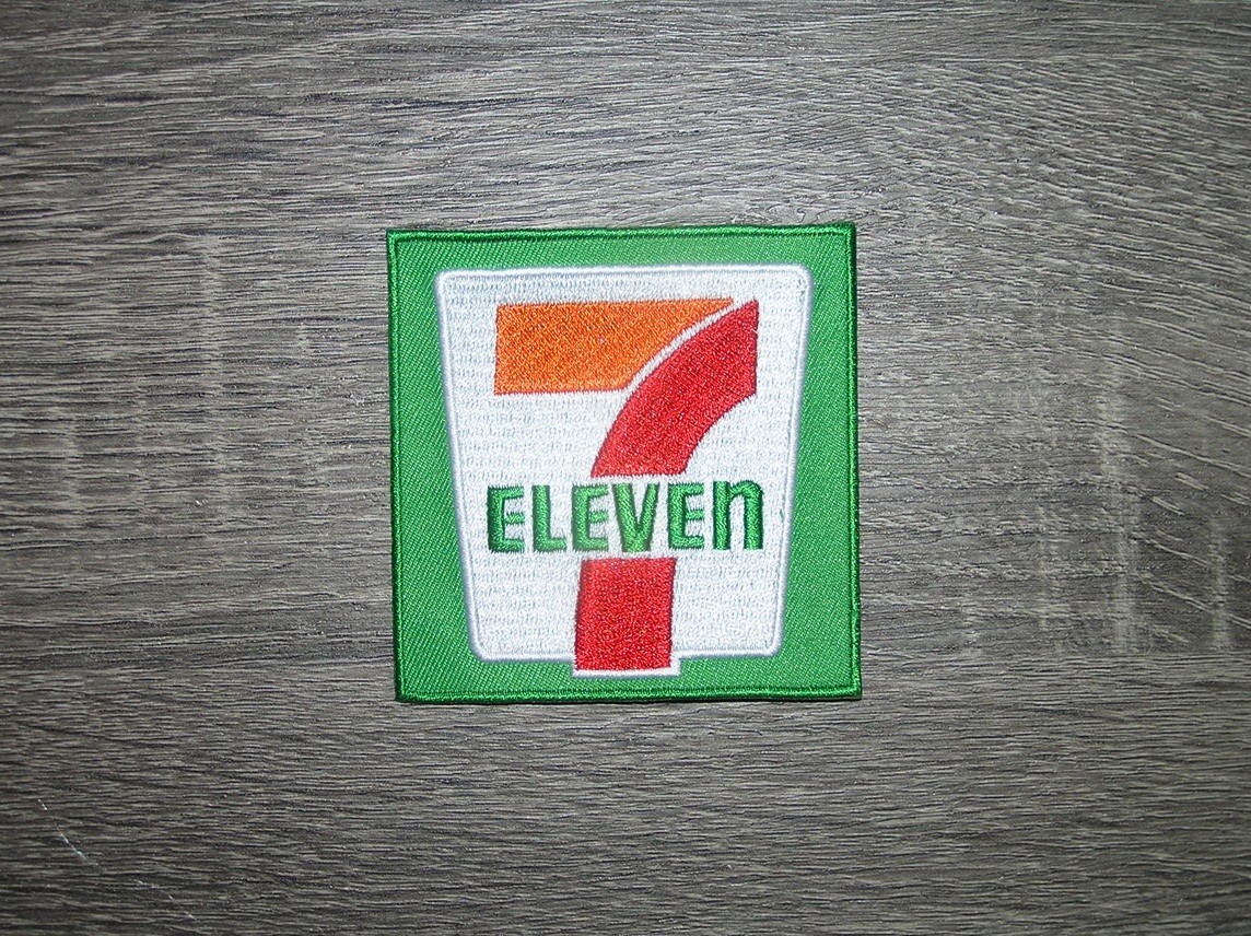 7-Eleven Convenience Store Embroidered Iron On Patch 3" x 3"