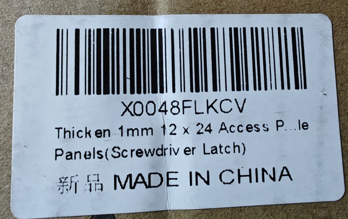 Thicken 1mm 12 x 24 Access Panel for Drywall,Attic Door, Ceiling Access Panel...