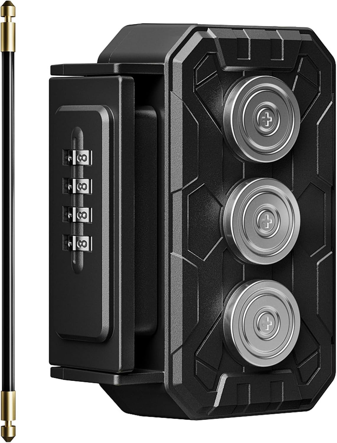 Magnetic Key Box,Hide a Key,Magnet Car Key Holder,Waterproof Hidden Key Holder f