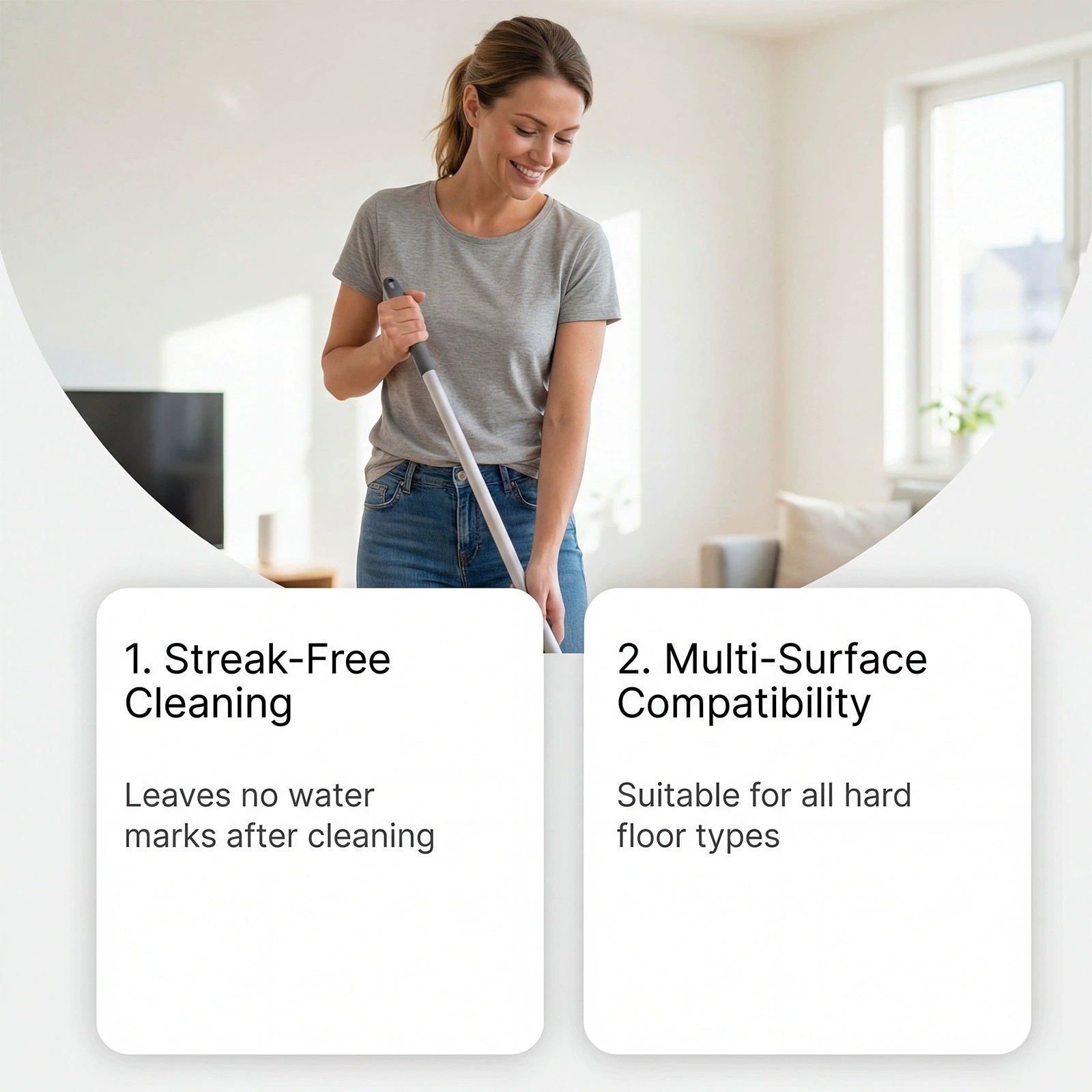 12pcs Floor Cleaning Solution Tablet Deep Cleans For Multiple Hard Floors ~HOT
